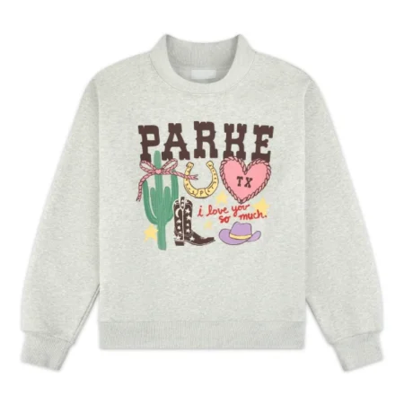 Parke Texas Graphic Mockneck Sweatshirt