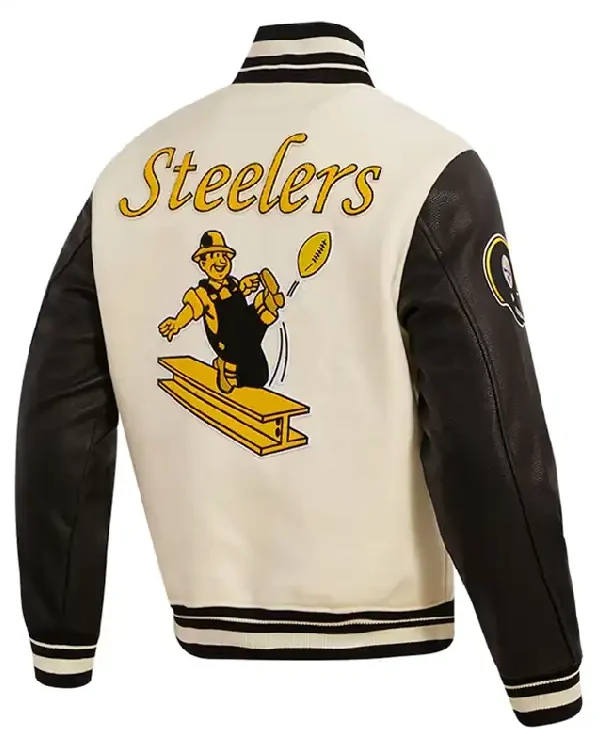 Pittsburgh Steelers Retro Classic Varsity Jacket For Sale