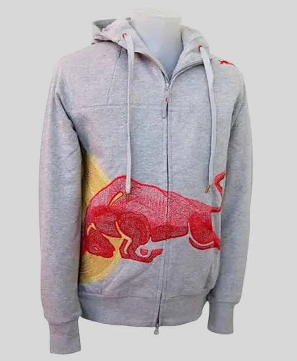Retro Red Bull Racing Hoodie with Embroidered Logo