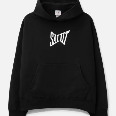 Saint-Michael-Ribbon-Saint-Hoodie-Black