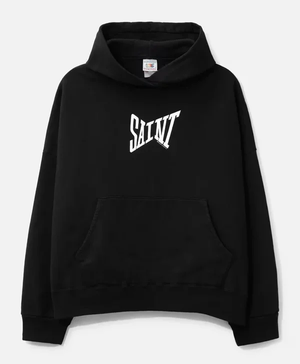 Saint-Michael-Ribbon-Saint-Hoodie-Black