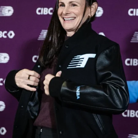 Sandy Brondello Roots Toronto Tempo Varsity Jacket