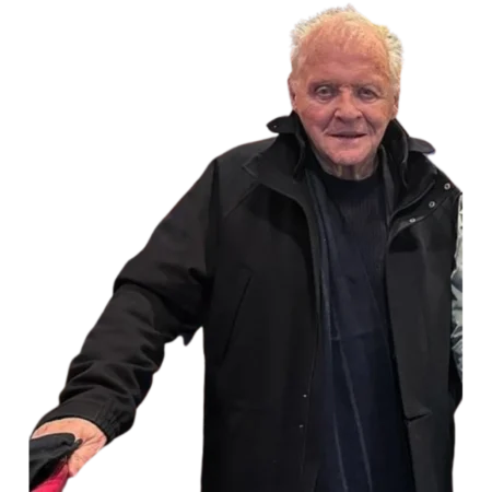 Anthony Hopkins Locked 2025 Black Jacket