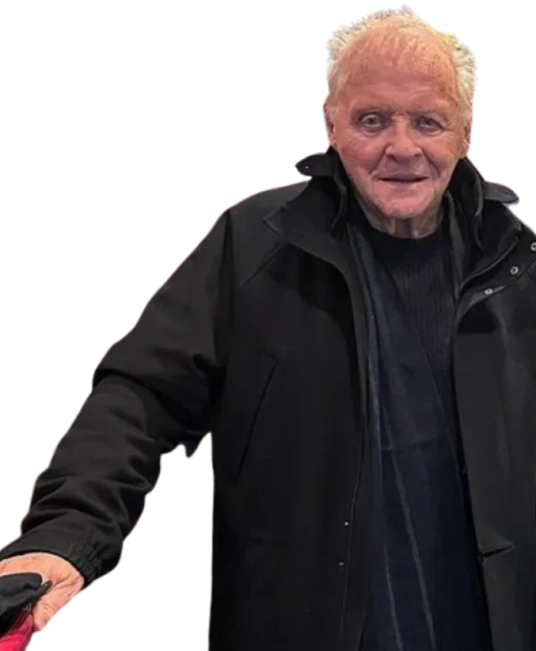 Anthony Hopkins Locked 2025 Black Jacket