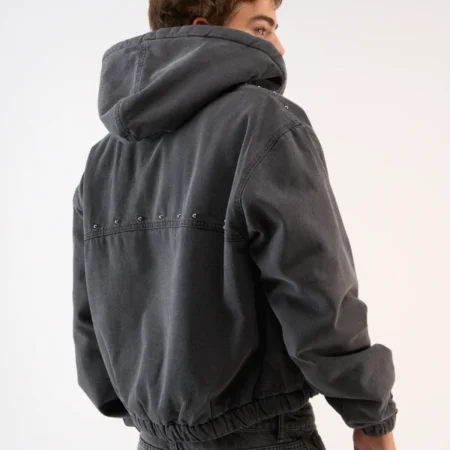 Scuffers-Hooded-Denim-Work-Jacket-Grey