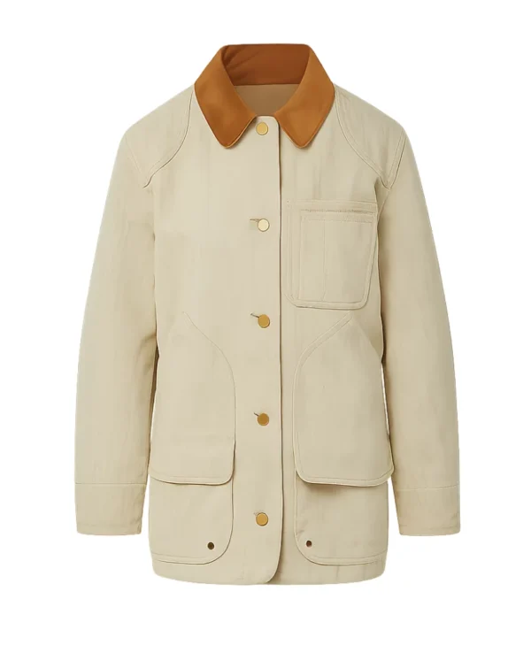 Sharon Norman Elsbeth S03 Beige Jacket For Sale