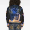 Shop BBC X Jeff Hamilton Knicks Varsity Jacket