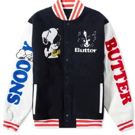 Snoopy-Butter-Letterman-Jacket