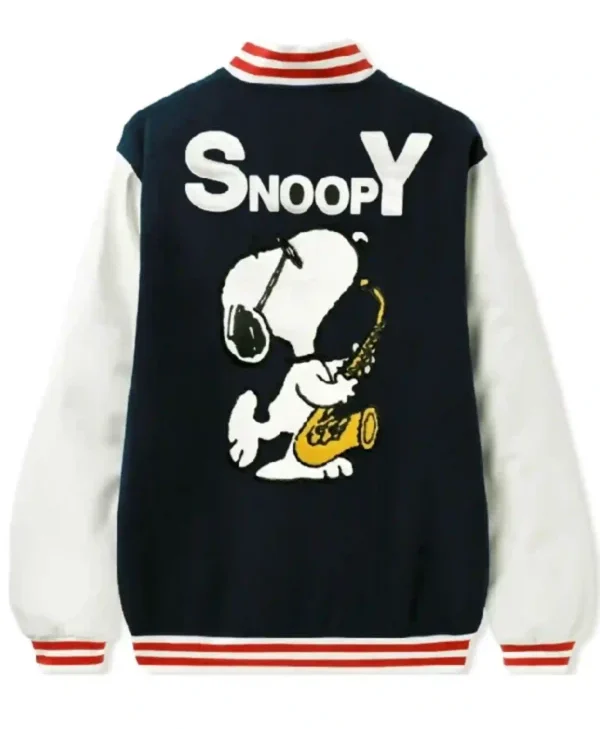 Snoopy Butter Letterman Jacket Shop Now