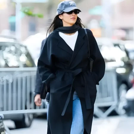 SoHo NYC 2025 Kendall Jenner Black Coat