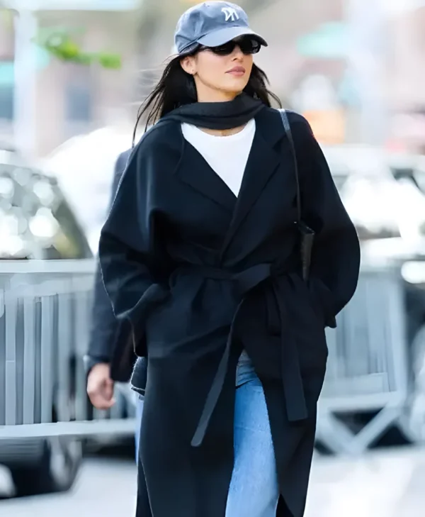 SoHo NYC 2025 Kendall Jenner Black Coat