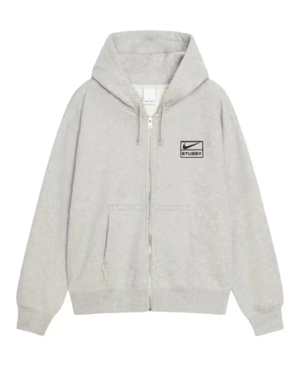 Stussy-x-Nike-Zip-Hoodie-Grey