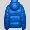 Svea-Blue-Down-Hooded-Puffer-Jacket