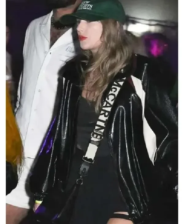 Taylor-Swift-Coachella-Black-Leather-Jacket