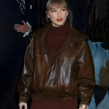Taylor Swift New York Brown Jacket