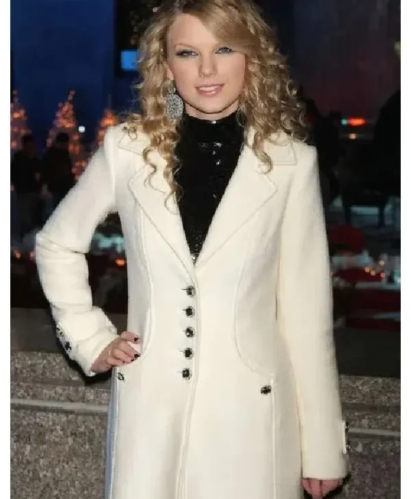 Taylor Swift White Trench Coat