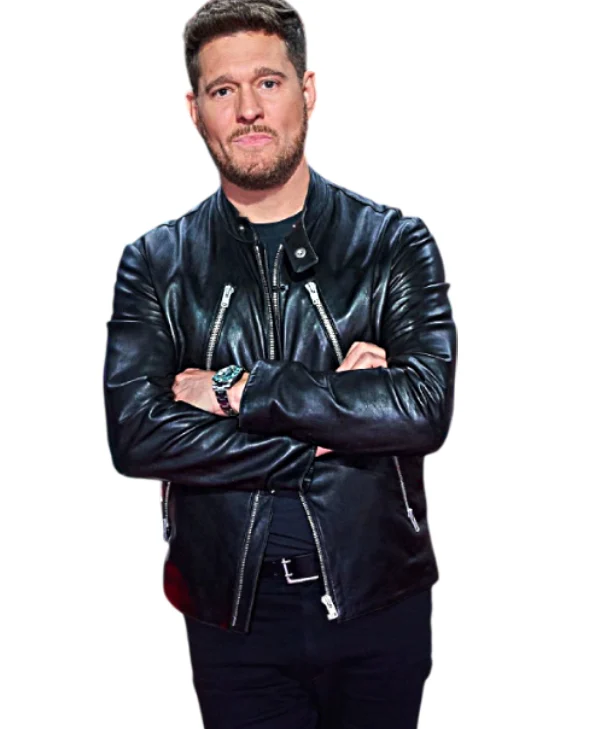 The-Voice-S28-Michael-Buble-Black-Leather-Jacket