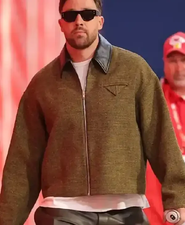 Travis Kelce Chiefs Buccaneers Game Jacket Shop Now