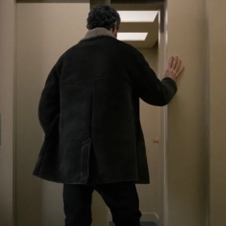 Tv-Series-Dept.-Q-Matthew-Goode-Brown-Suede-Leather-Jacket