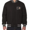 Varsity Pittsburgh Penguins Black Wool Jacket