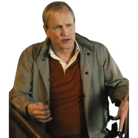 Woody Harrelson Ella McCay Bomber Jacket