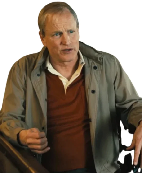 Woody Harrelson Ella McCay Bomber Jacket