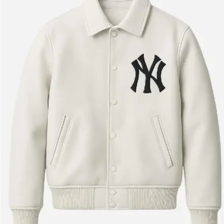 Yankees-White-Leather-Bomber-Jacket