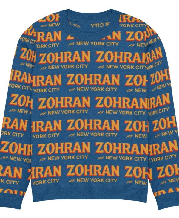 Zohran Mamdani Knit Sweater.