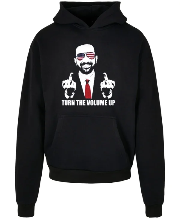 Zohran Mamdani Mayor Turn The Volume Up Black Hoodie