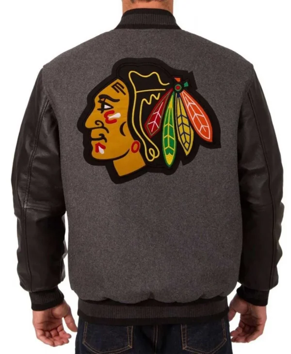 chicago-blackhawks-charcoal-and-black-varsity-jacket-scaled