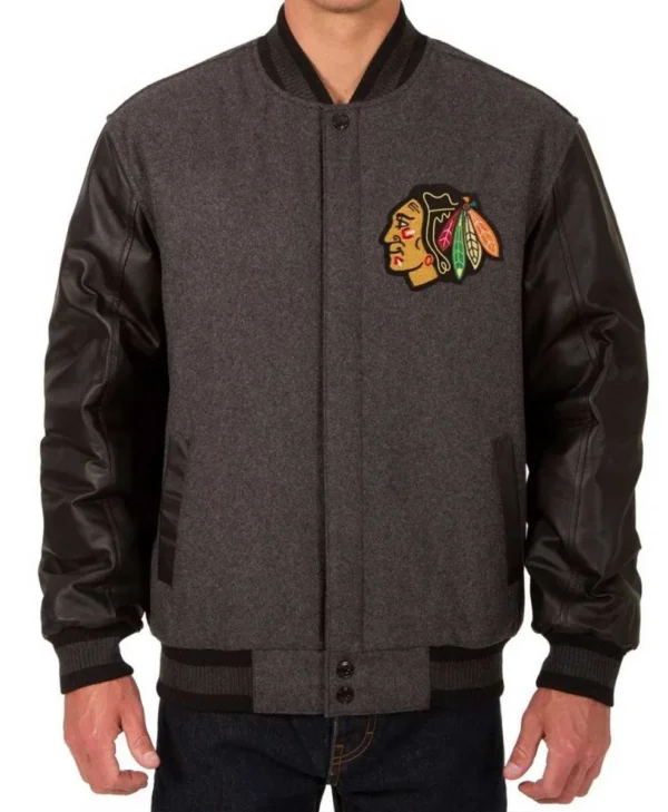 chicago-blackhawks-charcoal-varsity-jacket-scaled