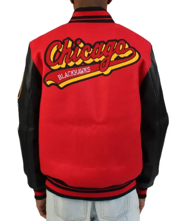 chicago-blackhawks-red-and-black-varsity-jacket
