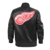 detroit-red-wings-classic-black-bomber-satin-jacket