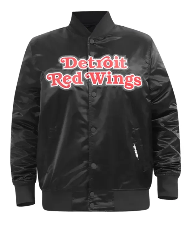 detroit-red-wings-classic-black-satin-jacket