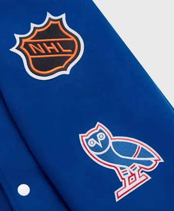 new-york-rangers-ovo-blue-varsity-jacket