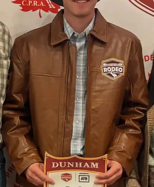 2025 Canadian Finals Rodeo Leather Jacket
