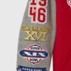 2025-San-Francisco-49ers-OVO-Wool-Varsity-Jacket-in-Red-Grey