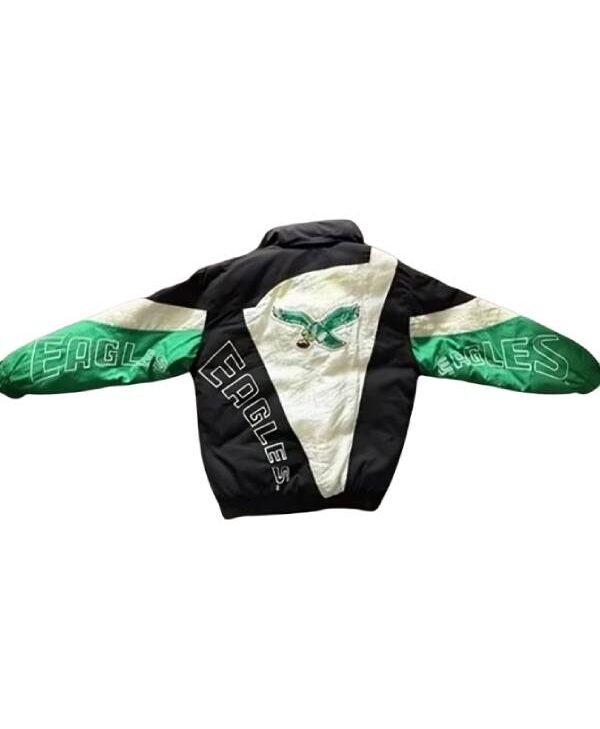 90s-NFL-Philadelphia-Eagles-Colorblock-Bomber-Jacket