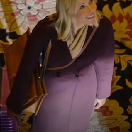 A-Suite-Holiday-Romance-Jessy-Schram-Maroon-Coat