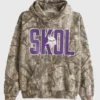 Abercrombie Minnesota Vikings Camo Graphic Popover Hoodie