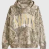 Abercrombie New Orleans Saints Camo Graphic Popover Hoodie