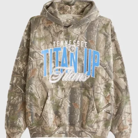 Abercrombie Tennessee Titans Camo Graphic Popover Hoodie