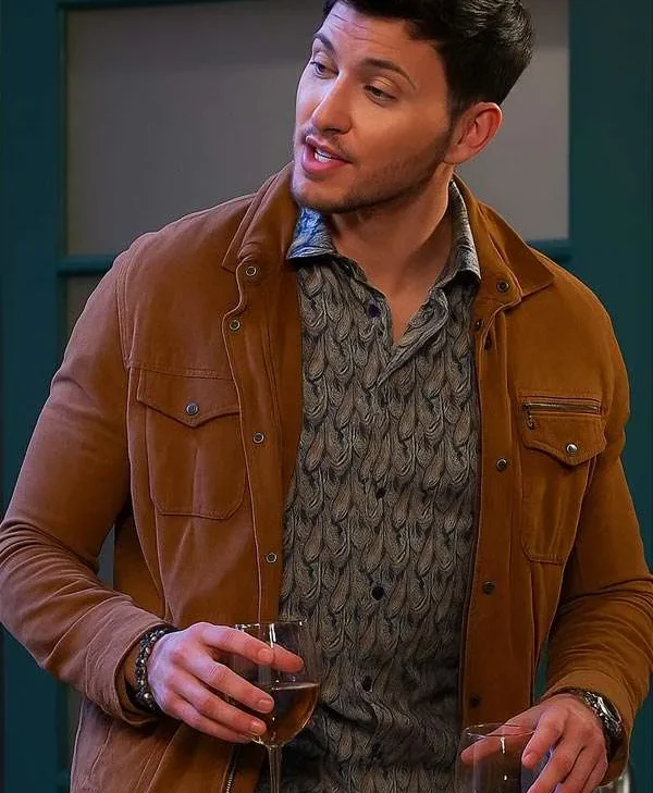 Alexander-Kiriakis-Days-of-Our-Lives-Brown-Suede-Jacket