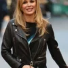 Amanda-Holden-Heart-FM-Studios-Appearance-2025-Black-Genuine-Leather-Jacket-For-Womens