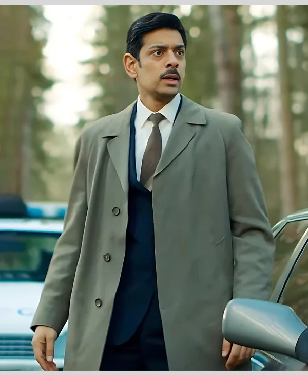 Amit Shah Murder Before Evensong S01 Coat