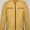 Andrew-Tate-Yellow-Leather-Jacket