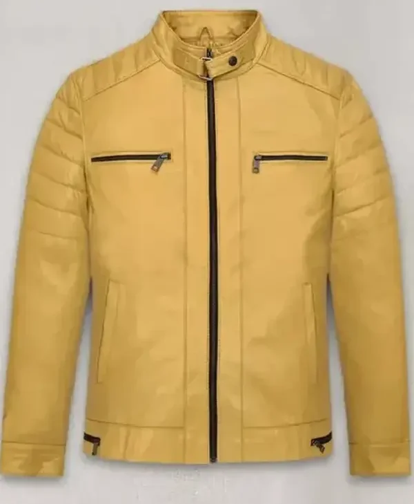 Andrew-Tate-Yellow-Leather-Jacket