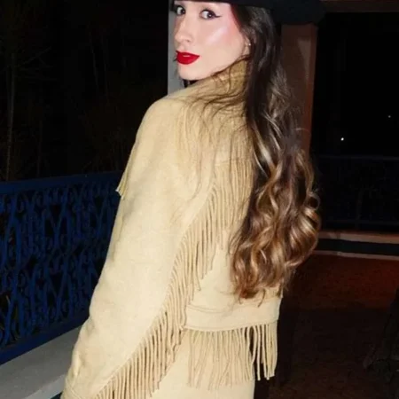 Bárbara Fortunato Guedes Captiva Farm Olímpia Fringe Jacket Shop