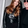 Barbara-Palvin-Rockefeller-Center-Black-Leather-Jacket
