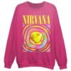Blush Spiral Graphic Crewneck Sweatshirt